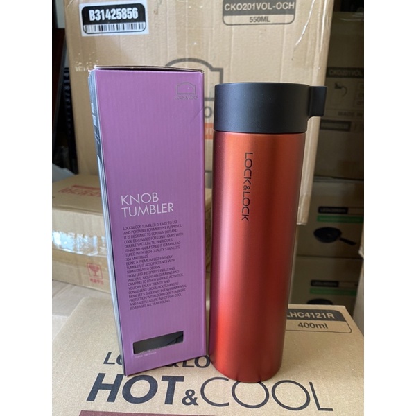 Bình giữ nhiệt LOCK&LOCK 400mL Knob Tumbler - LHC4121