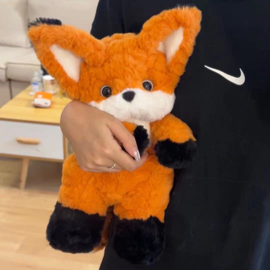 Panda ~Búp bê nhồi bông hình cáo nhỏ dễ thương, phong cách ins, búp bê cáo màu cam, búp bê gối siêu mềm, xinh xắn, búp bê ngủ dễ thương, quà sinh nhật 0172