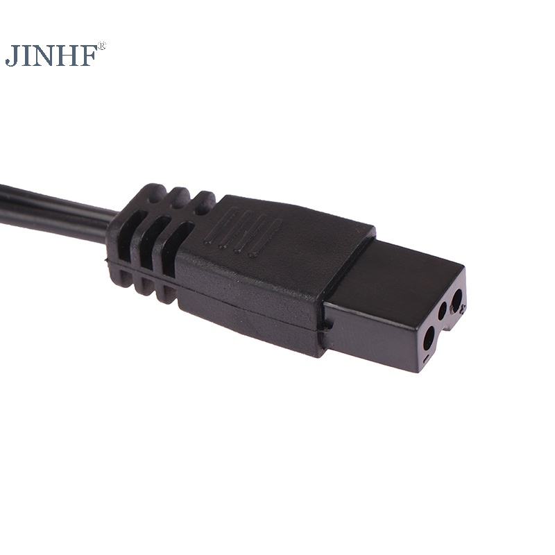 Dây cáp JINHF 2m 12V DC thay thế cho hộp làm mát tủ lạnh ô tô mini 2 chân cắm