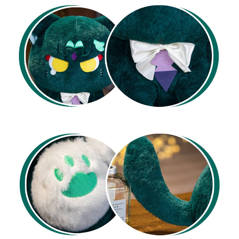 Ere1 genshin impact xiao cat búp bê sang trọng quà tặng cho bé gái trang trí nội thất teyvat sở thú nhồi bông đồ chơi cho trẻ em bộ sưu tập