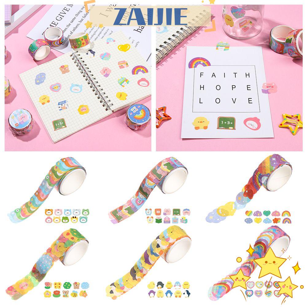 Zaijie24 washi tape tearable diy kawaii trang trí scrapbooking sticker