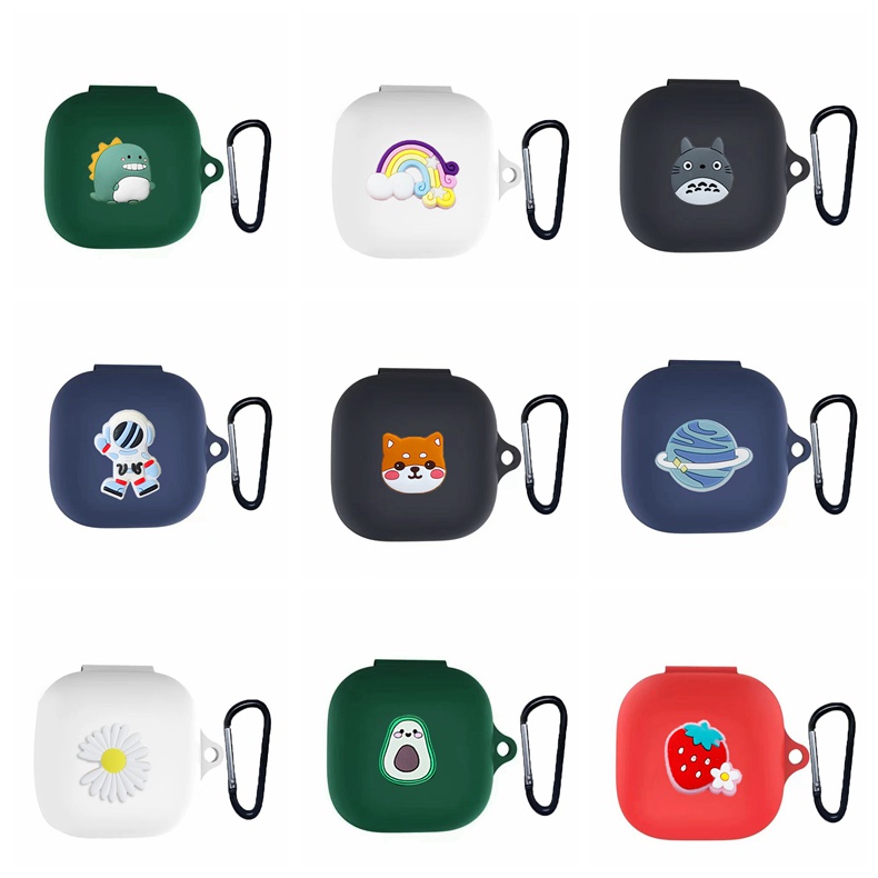 Dành Cho Anker Soundcore R50i Ốp Lưng Hoạt Hình Động Vật Hoa Silicon Tai Nghe Cho Soundcore R50i Tai