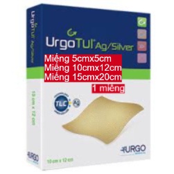 Gạc mỡ urgotul silver 10x12 ( 1 miếng )- Urgotul Ag/Sliver
