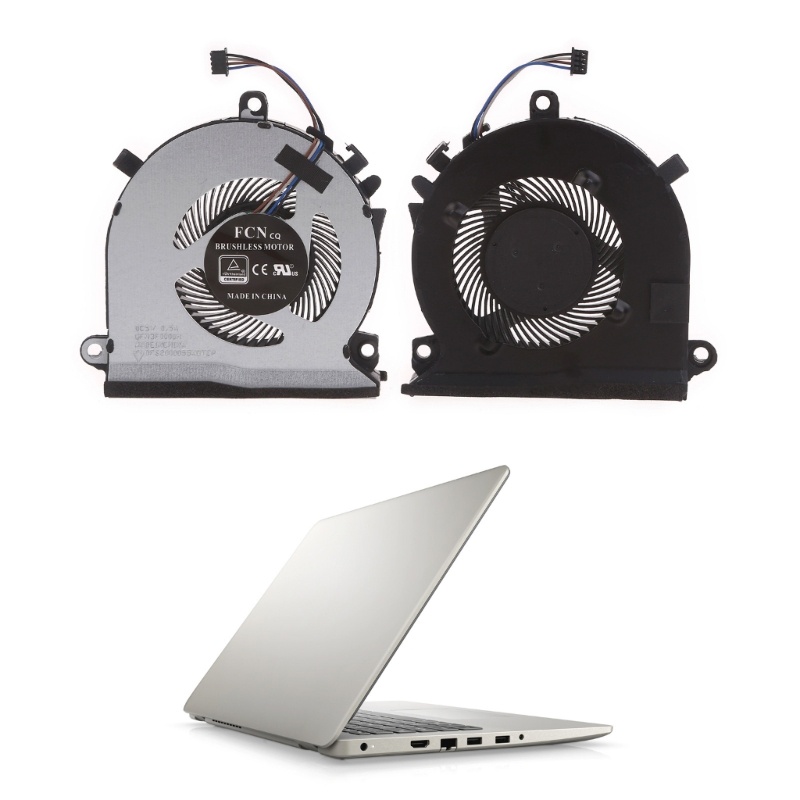 Doublebuy 4Pin 0 5A 5V CPU Quạt Làm Mát Laptop CPU Cooler cho Pavilion Gaming 15-EC