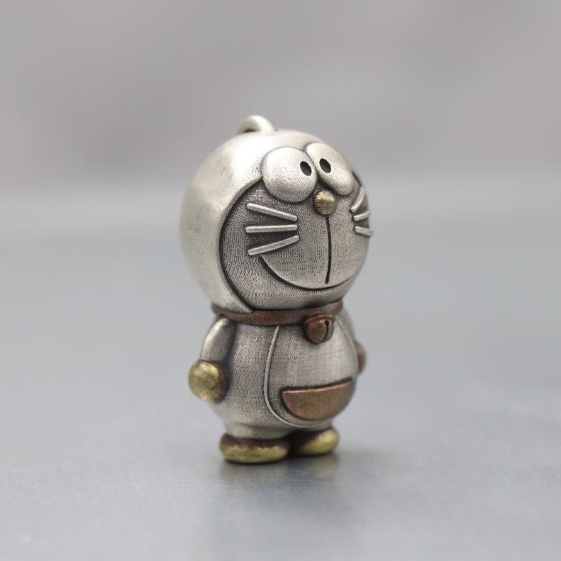 Dây Chuyền Bạc 925 Mặt Hình doraemon Dễ Thương Cho Cặp Đôi