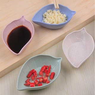 Đĩa đựng gia vị đồ ăn vặt hình chiếc lá ngôi sao bằng lúa mạch an toàn GARIN