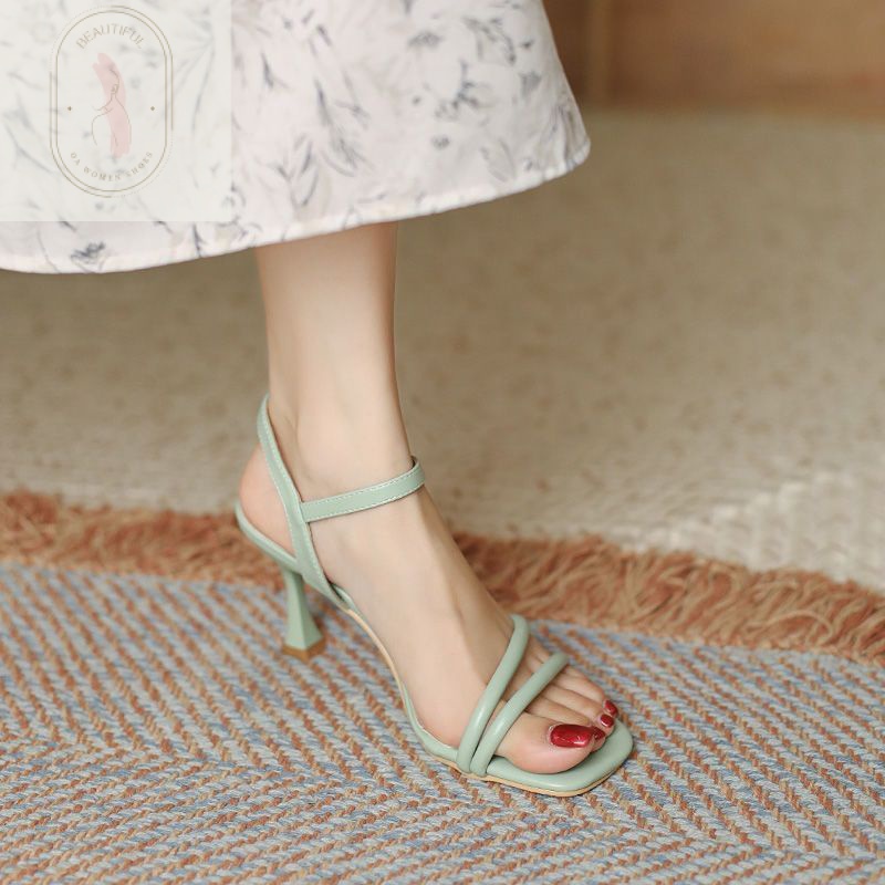 Sandal Cao Gót Phong Cách Thời Trang Mùa Hè 2023 Mới Cho Nữ