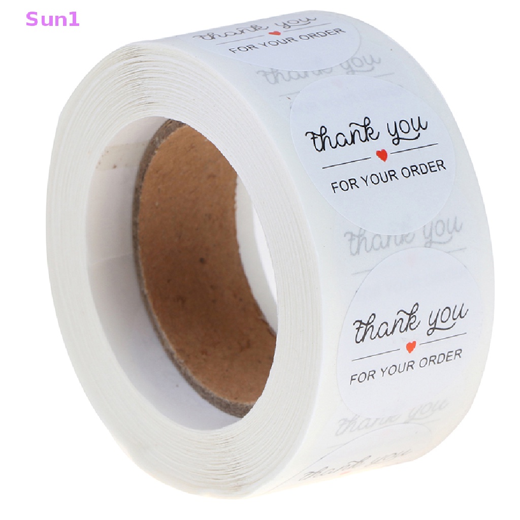 Set 500 Sticker "THANK YOU FOR YOUR ORDER" Dán Sổ Tay