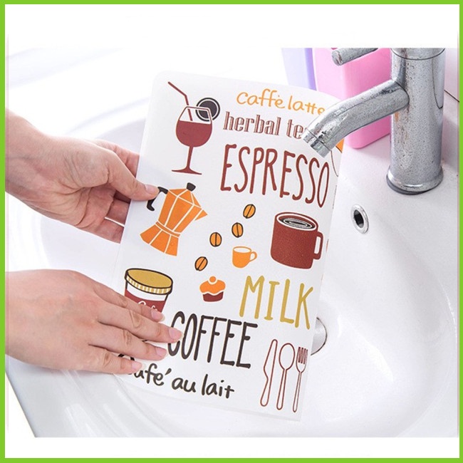 Tấm Lót Bàn Ăn Họa Tiết Hoạt Hình Đơn Giản