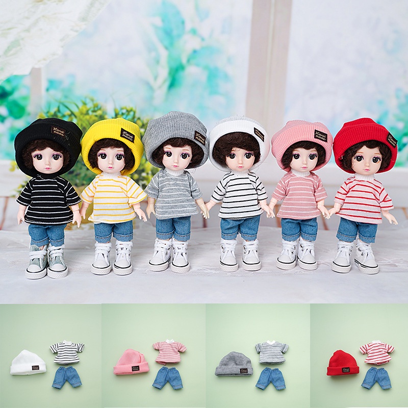 Quần Áo Mới Cho Búp Bê BJD 16-17cm
