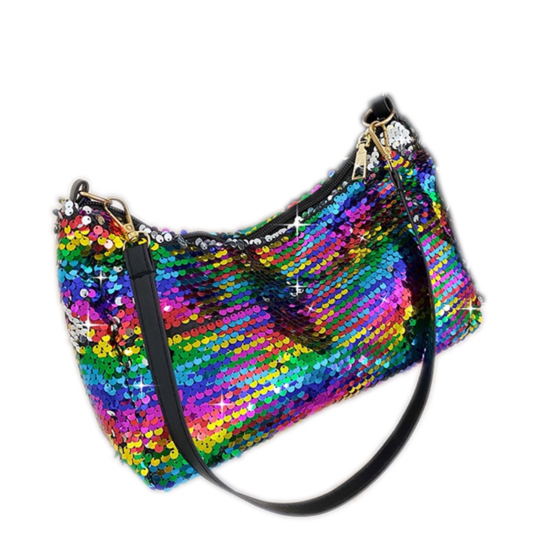 Túi Xách Nữ Đính Kim Sa Nhiều Màu Sắc Thời Trang