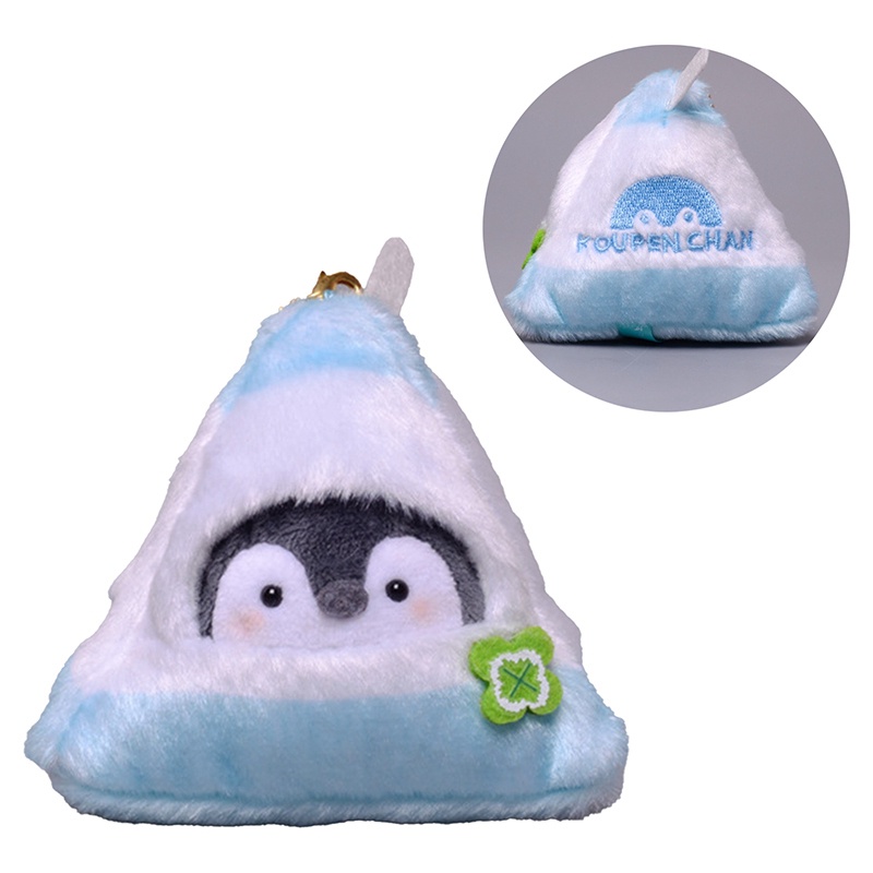 Móc Khóa Hình Thú Nhồi Bông Bạch Tuộc / Chim Cánh Cụt Mini Dễ Thương