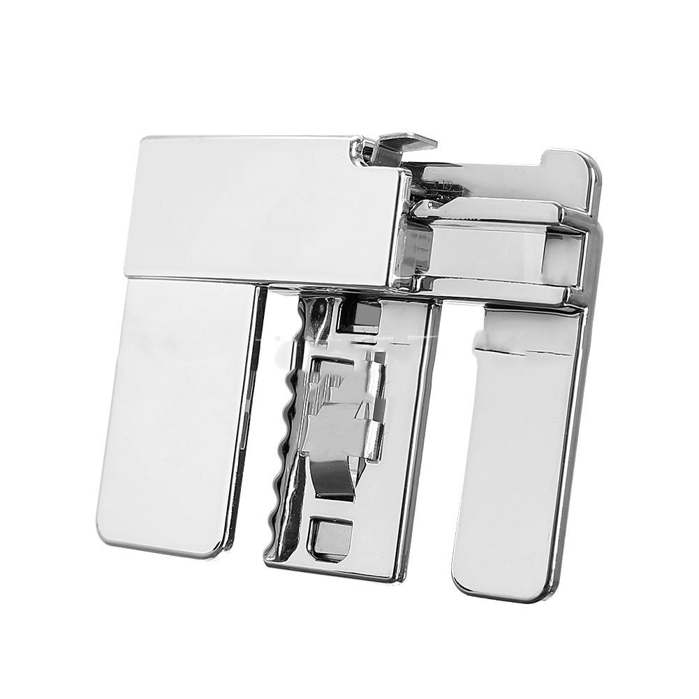 1 Khóa Kẹp Thắt Lưng Gấp Gọn Đa Năng Màu Đen / Bạc