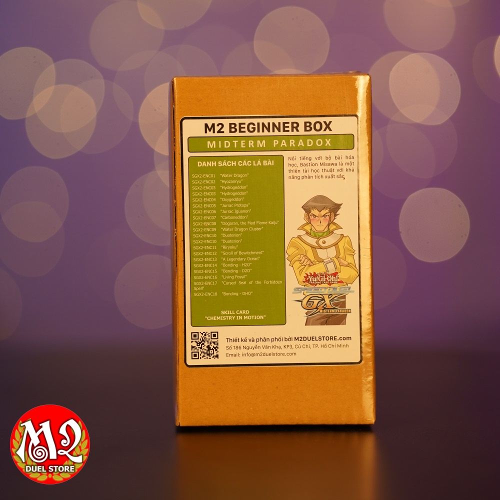 Hộp Thẻ Bài Yugioh M2 Beginner Box: Bastion Misawa - Chemistry In Motion - SPEED DUEL - Chính Hãng M2 DUEL Store