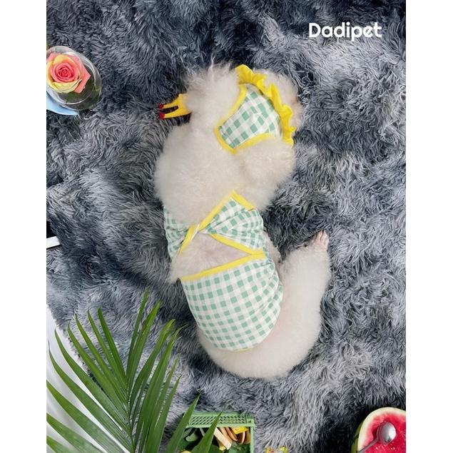 Áo 2 dây bikini đi bơi cho chó mèo