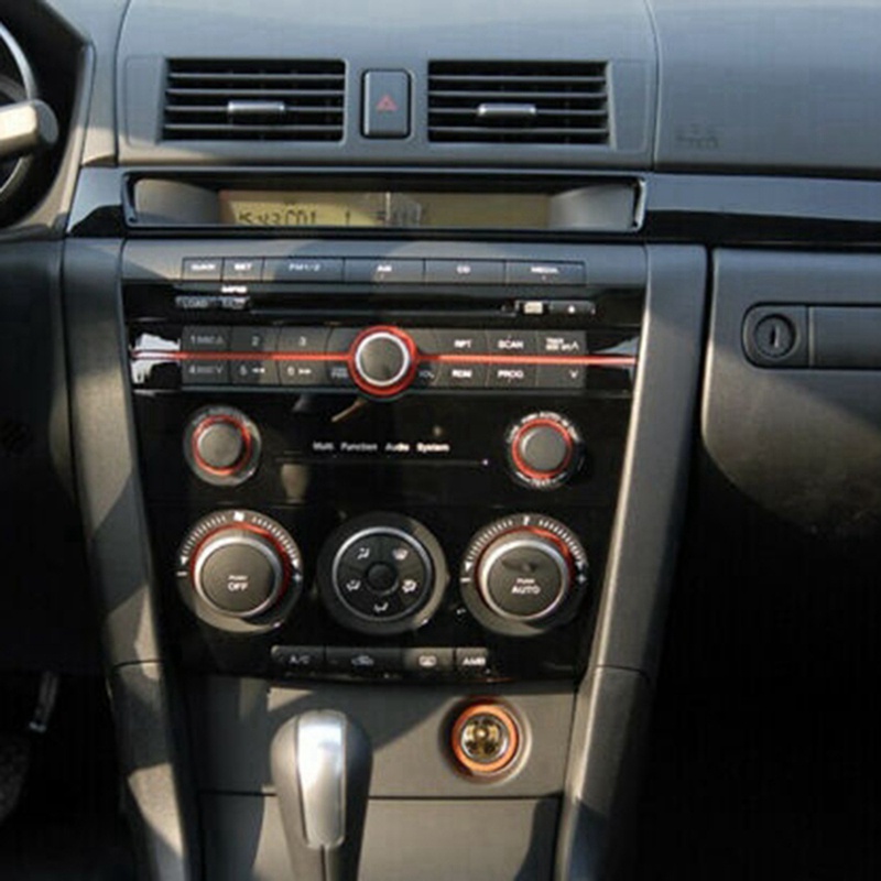 Khung Viền Bảng Điều Khiển Radio DVD Fascia Fascias 2DIN Cho Mazda 3 AXELA 2004-2007 2008 2009