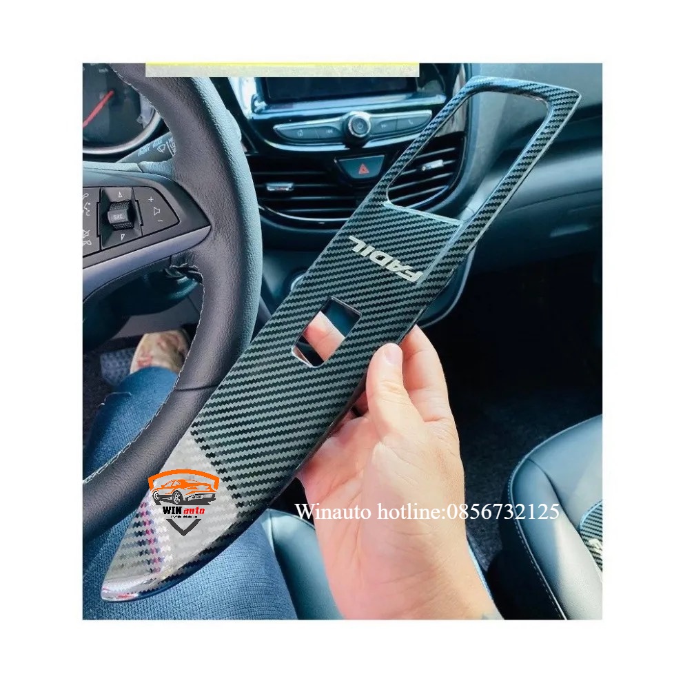 Ốp nội thất CARBON xe Vinfast Fadil 2019 - 2021,2022, 2023 vân cacbon kim loại cao cấp