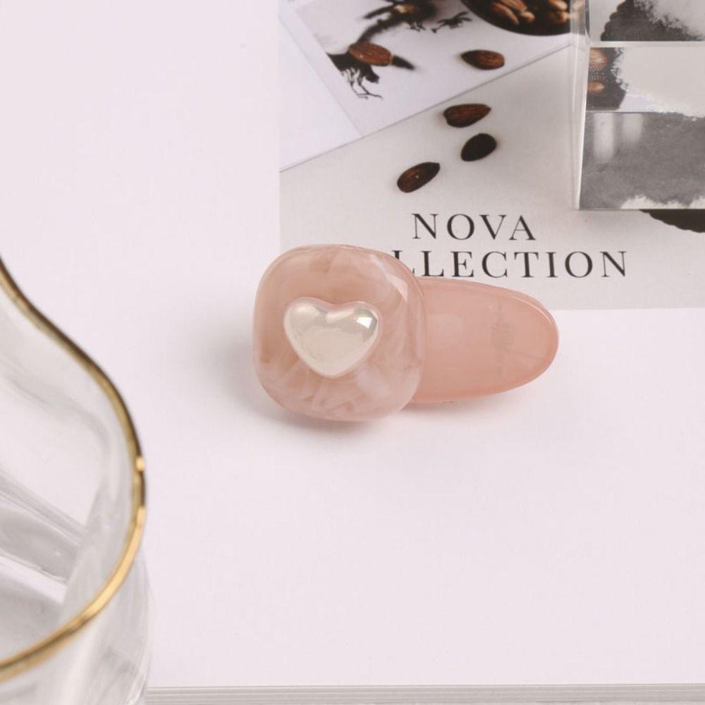 Kẹp Tóc Y2k Resin Phong Cách Hàn Quốc Ngọt Ngào Thời Trang Cho Nữ