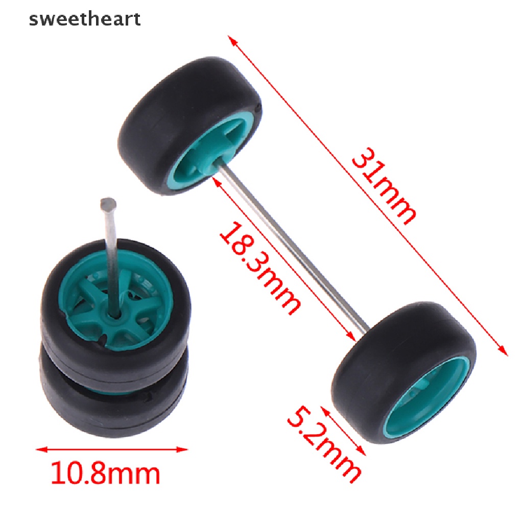 Bánh Xe Cao Su Tỉ Lệ 1 / 64 Cho Mô Hình Xe Đồ Chơi