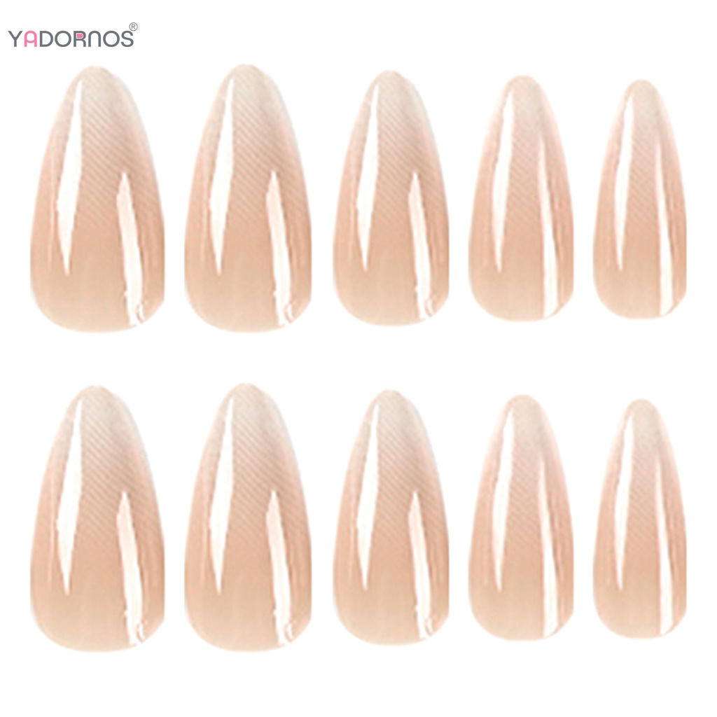 YADORNOS Set 24 Móng Tay Giả Màu Sắc gradient Độc Đáo