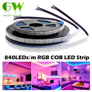 Cuộn dây đèn led 840 bóng 10mm dc12v 24v ip67 siêu sáng chống thấm nước dài 5m
