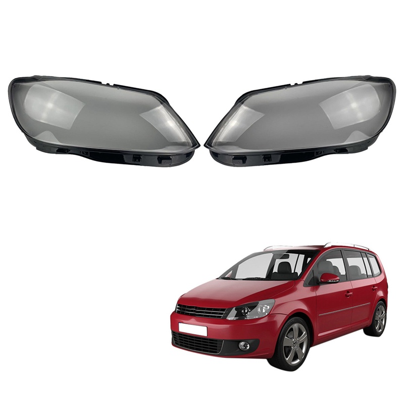 1 Ốp Đèn Pha Trong Suốt Cho Xe Hơi Touran 2011-2015