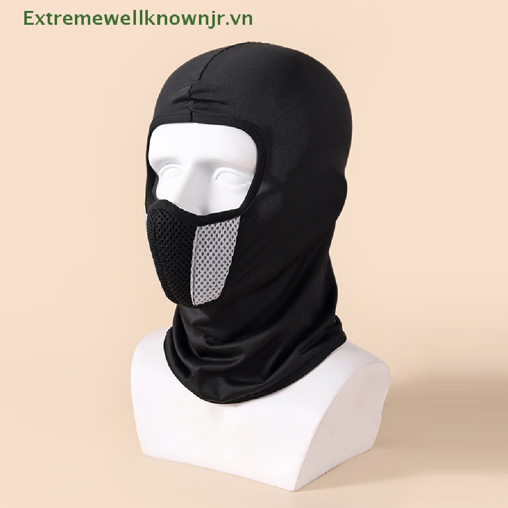 Mũ Trùm Đầu Kiêm Khẩu Trang Balaclava Che Phủ Toàn Diện Dùng Khi Đi Xe Đạp Leo Núi / Cắm Trại Mùa Hè Cho Nam Và Nữ