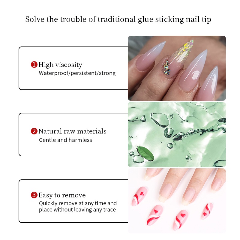 Set 24 Miếng Dán Hai Mặt Trang Trí Móng Nghệ Thuật