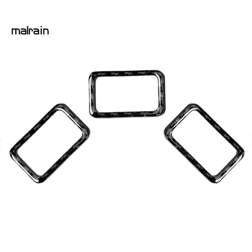 Ốp Viền Bảng Điều Khiển Nâng Cửa Sổ Xe Hơi Bằng Sợi Carbon