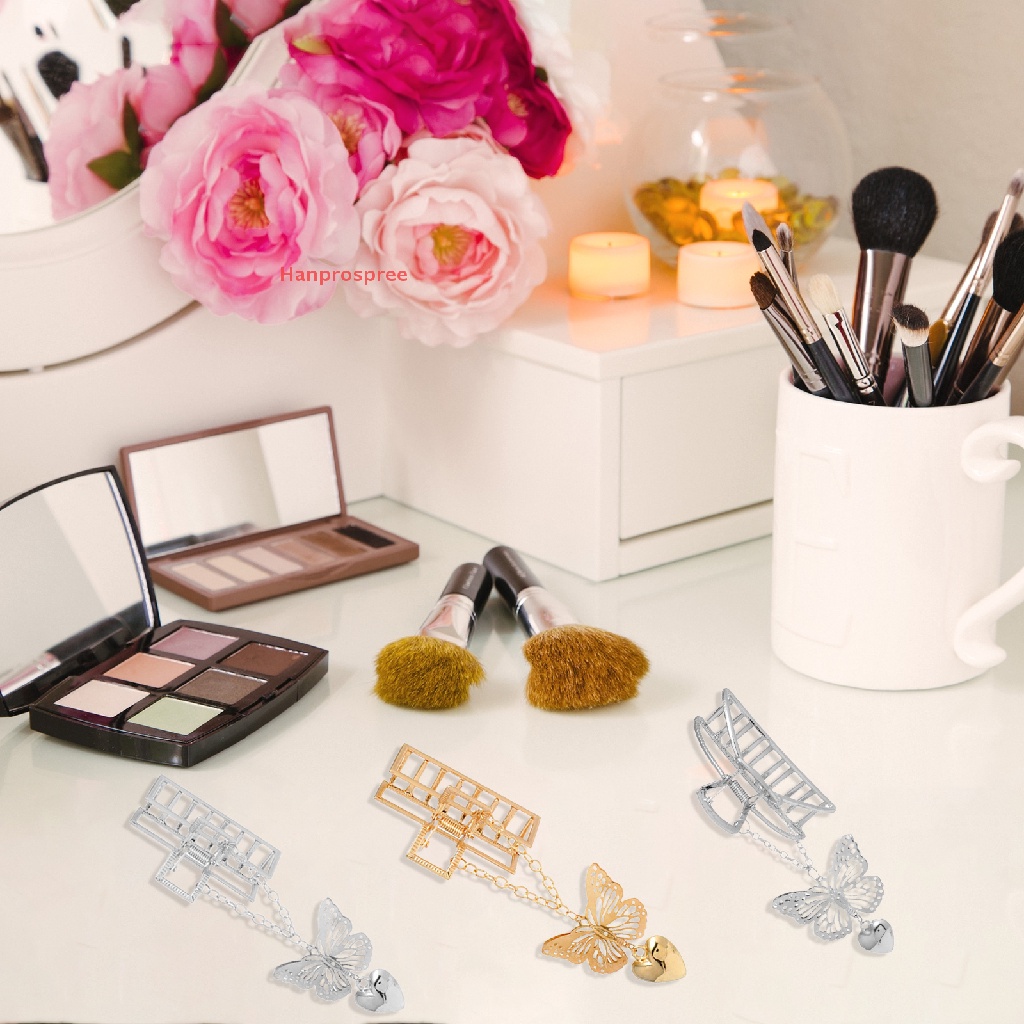 Set 3 Kẹp Tóc Bướm Kim Loại