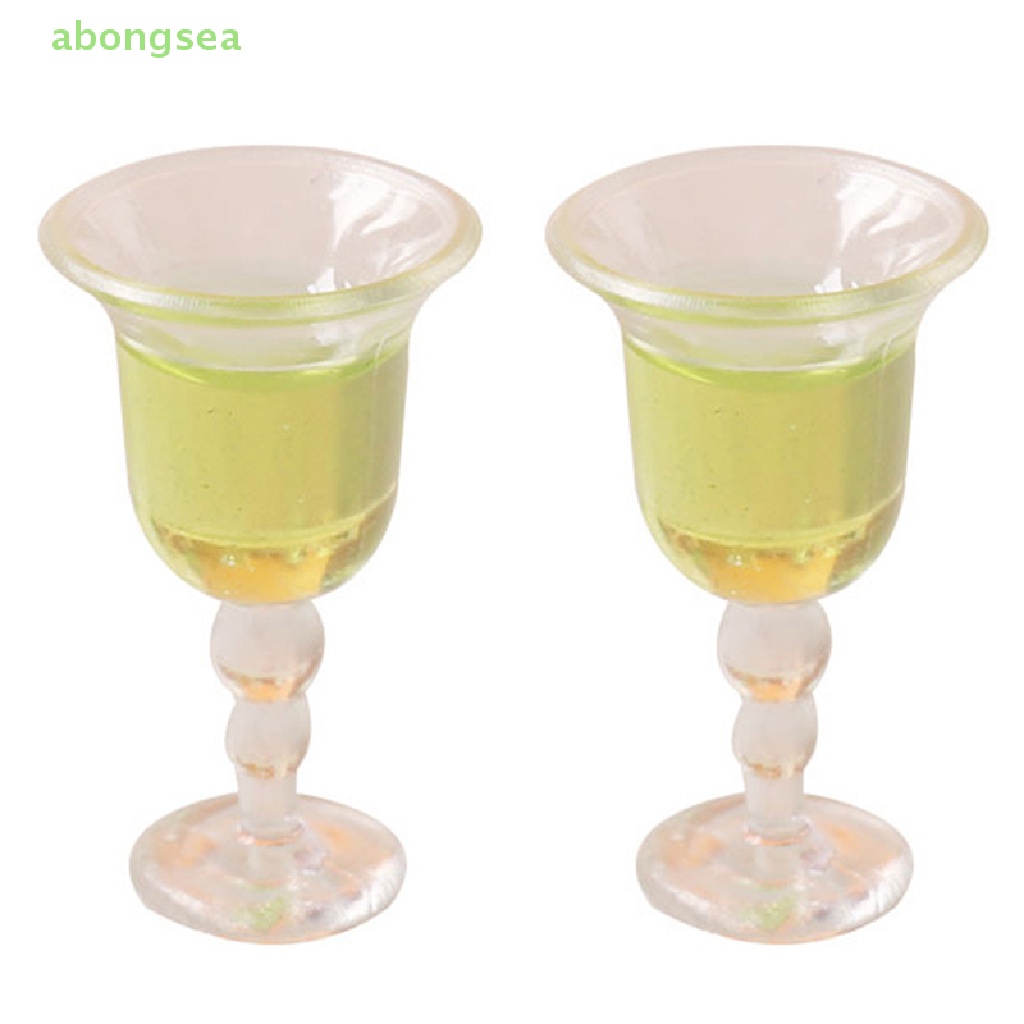 1 Bộ Ly Rượu Cocktail Trang Trí Nhà Búp Bê 1: 12