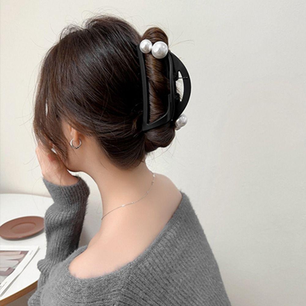 Kẹp Tóc Hình Cá Mập Bằng Acrylic Phong Cách Hàn Quốc Cho Nữ