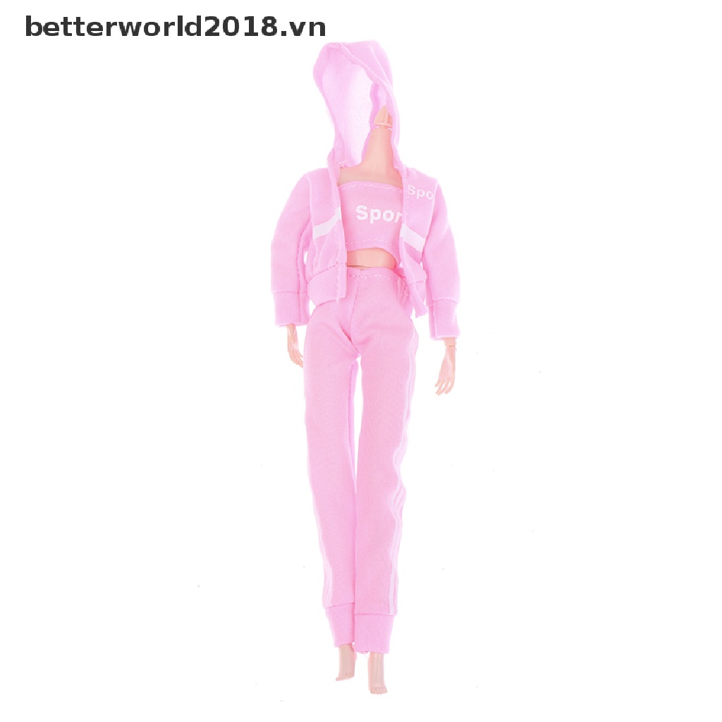 Set Đồ Thể Thao 3 Món Thời Trang Cho Búp Bê 1 / 6 30cm
