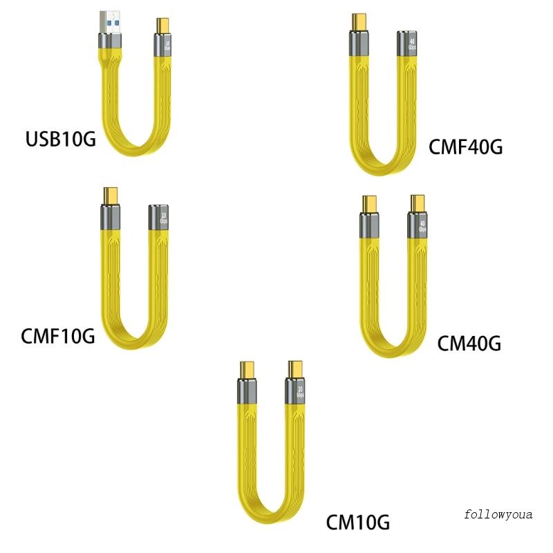 Cáp Sạc Nhanh USB C 10 / 40Gbps Chất Lượng Cao
