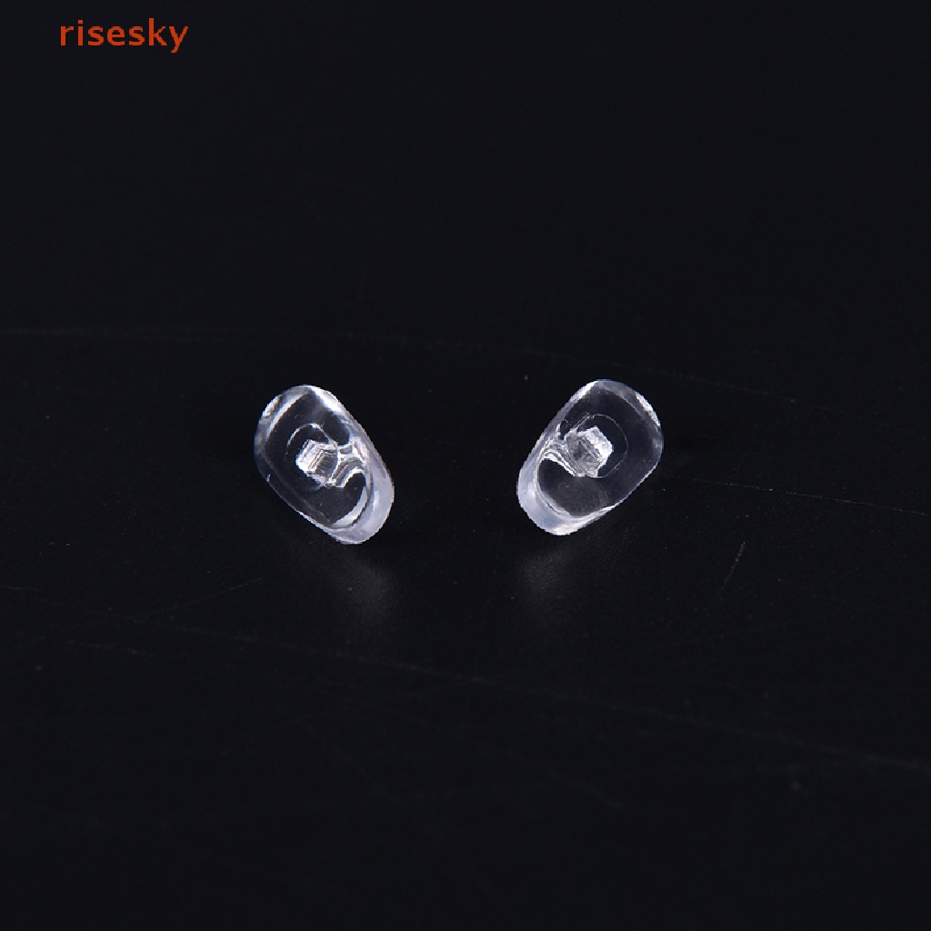 Set 50 Cặp Đệm Mũi Silicone Hình Oval Cho Mắt Kính