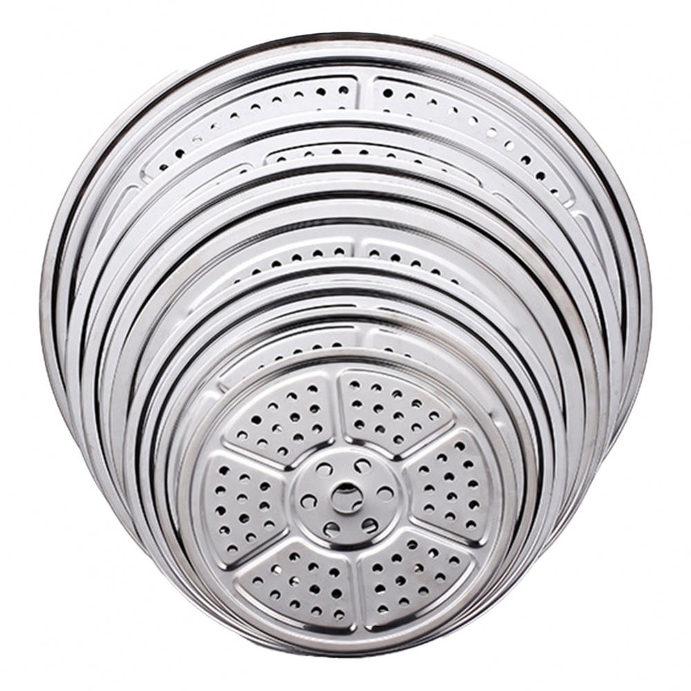 Khay Hấp Thực Phẩm Bằng Thép Không Gỉ 18-34cm