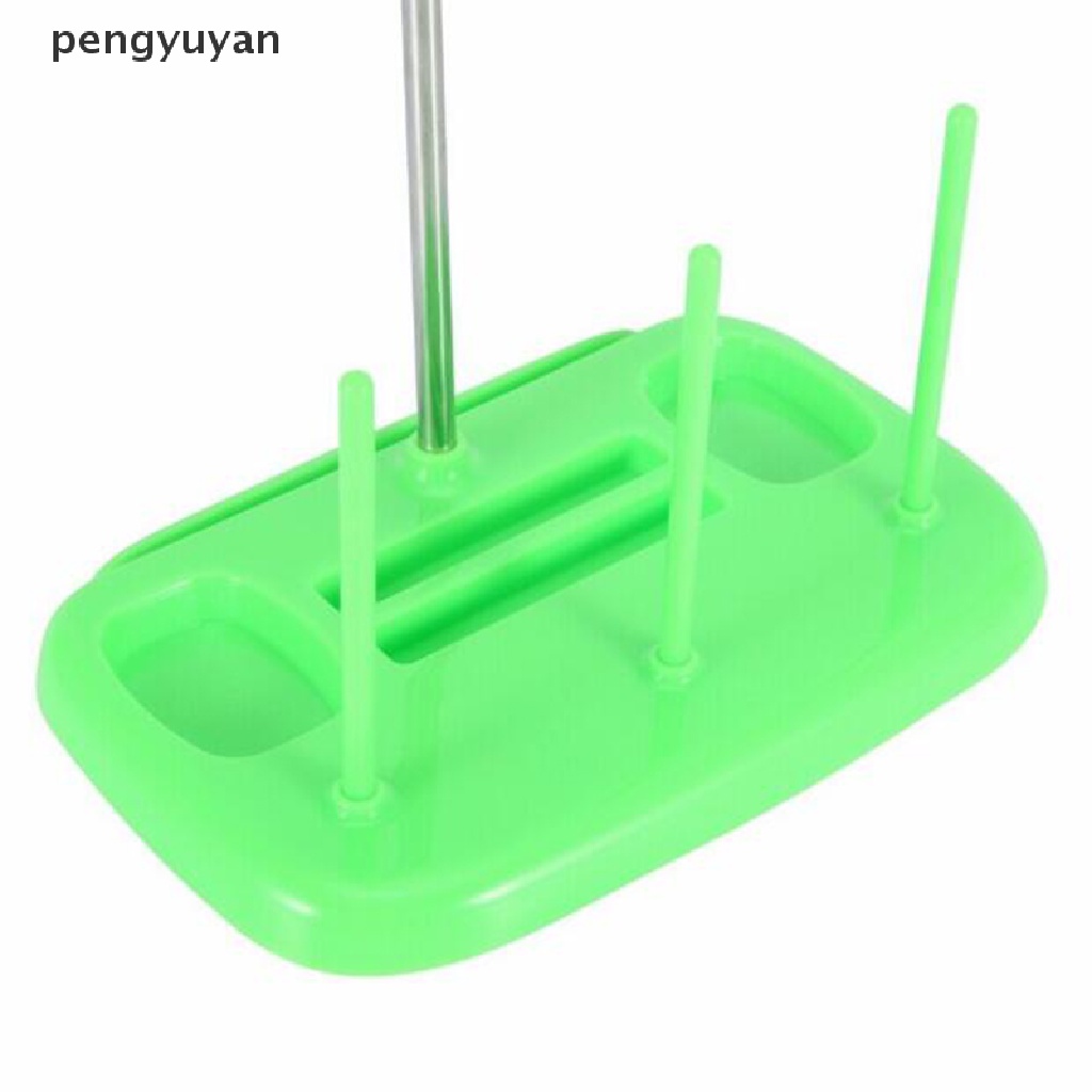 [pengyuyan] Giá Đỡ Ba Cuộn Chỉ / Bông Hình Nón Sử Dụng Cho Máy May [Mới]