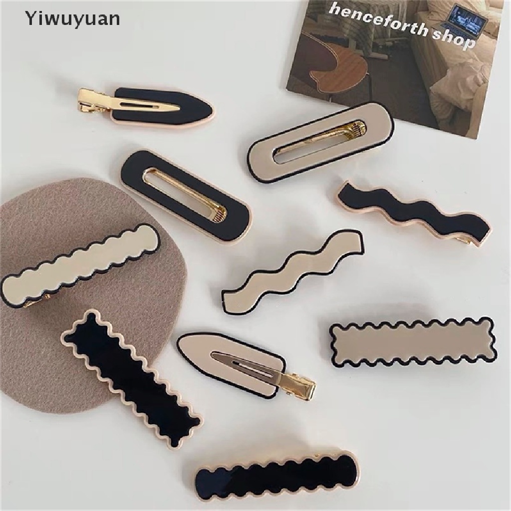 Bộ 2 Kẹp Tóc Hình Học Thời Trang Cho Nữ