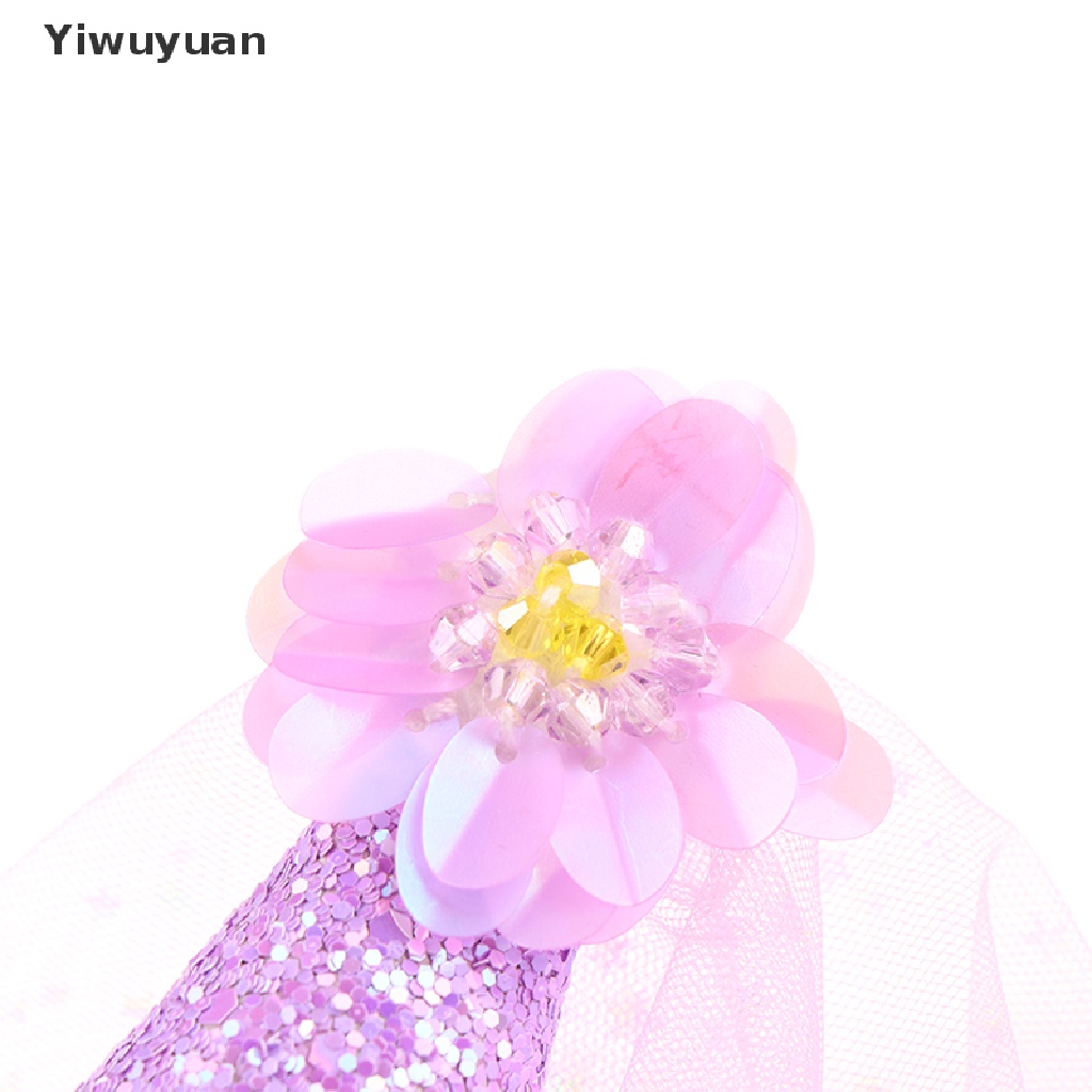 < Yiwuyuan > Mũ Sinh Nhật Đính Kim Tuyến Lấp Lánh Cho Bé Gái Bán Hàng