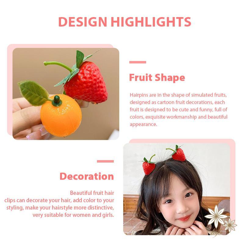 Kẹp TóC HìNh Quả Dâu Dễ Thương Cho Bé GáI