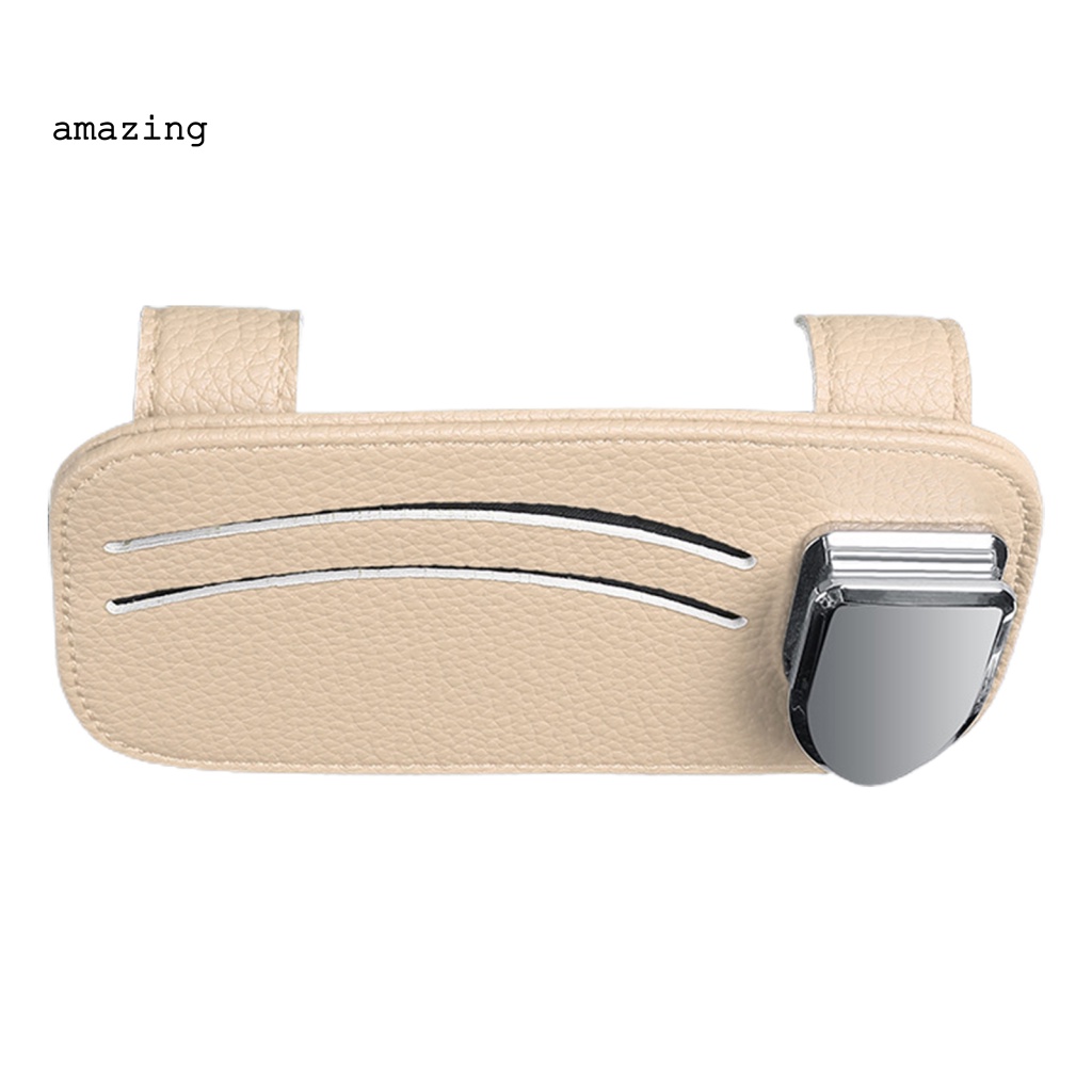 Kẹp Giữ Thẻ / Kính Mát Gắn Tấm Che Nắng Xe Hơi Tiết Kiệm Không Gian