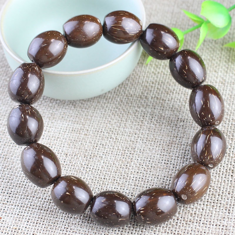 Vòng Tay Hạt Bồ Đề Màu Tím Vàng Độc Đáo Cho Nam Và Nữ
