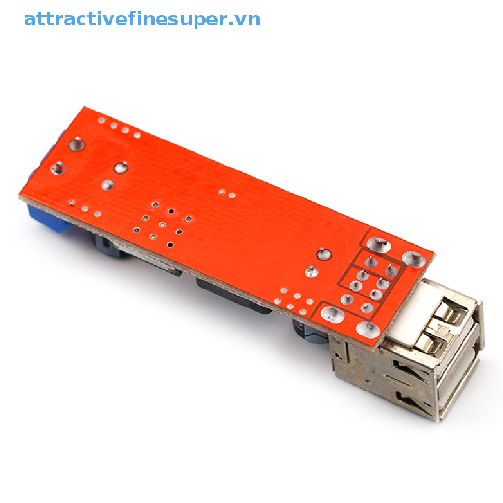1 Mô Đun Hạ Áp LM2596 Dc-Dc 9V / 12V / 24V / 36V Sang 5V Dc-Dc 3A Cổng USB Kép