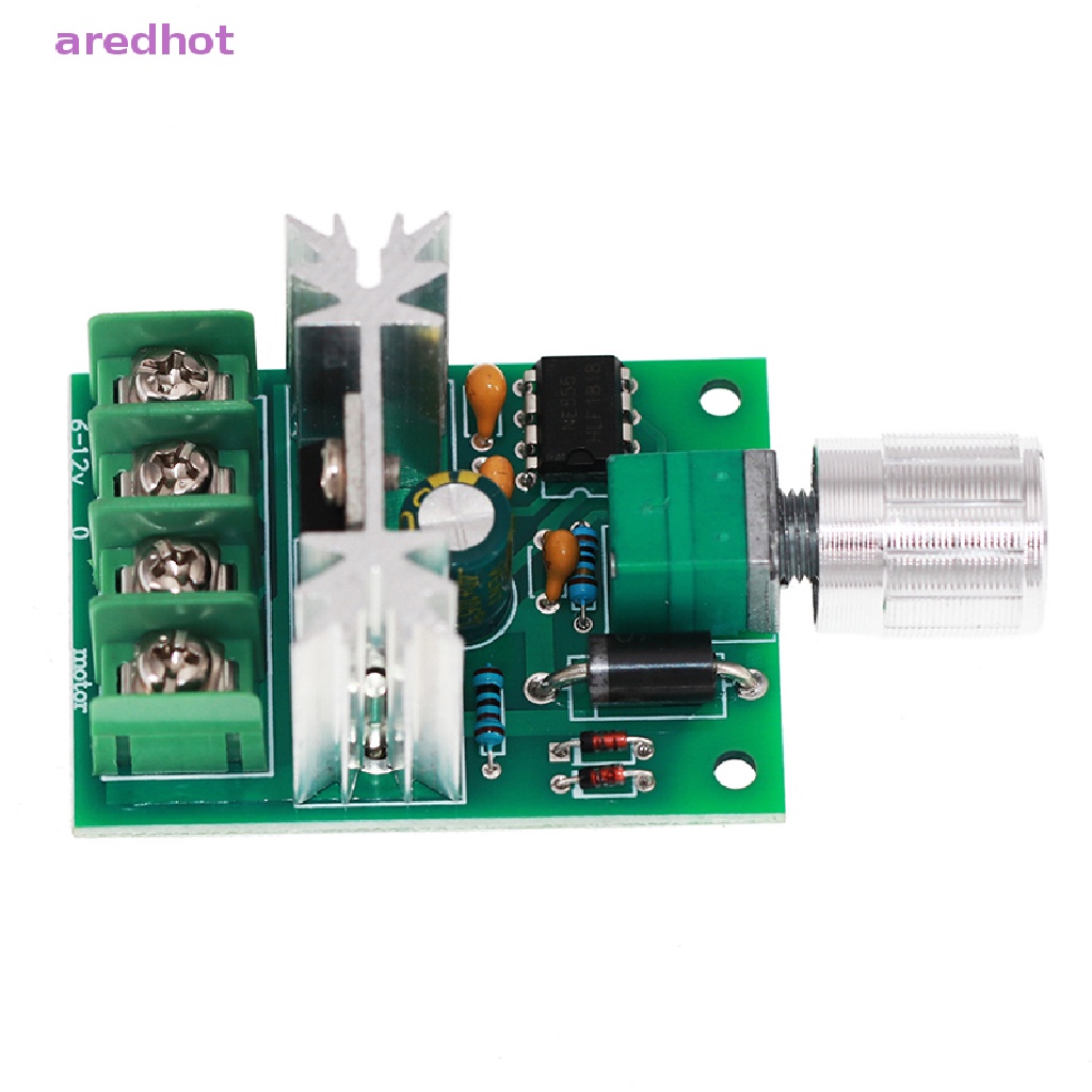 Công Tắc Điều Khiển Tốc Độ Quạt Động Cơ Dc 6V-12V 6A Mới