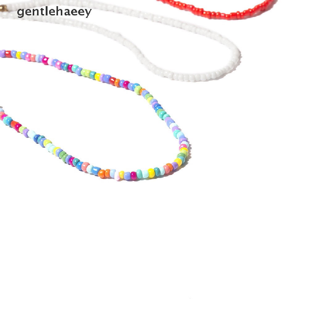 Vòng Cổ Choker Gắn Hạt Nhiều Màu Thời Trang Cho Nữ