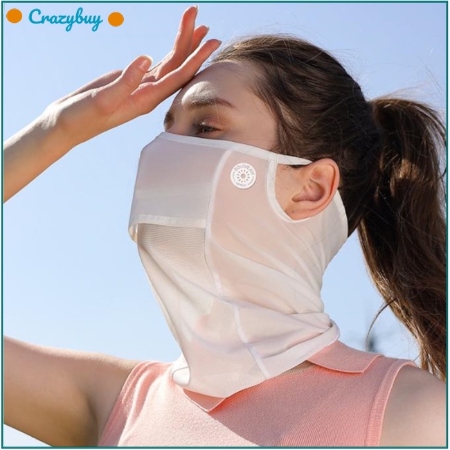 Cr Khẩu Trang Chống Nắng Bằng Lụa Lạnh Gọn Nhẹ Thoáng Khí