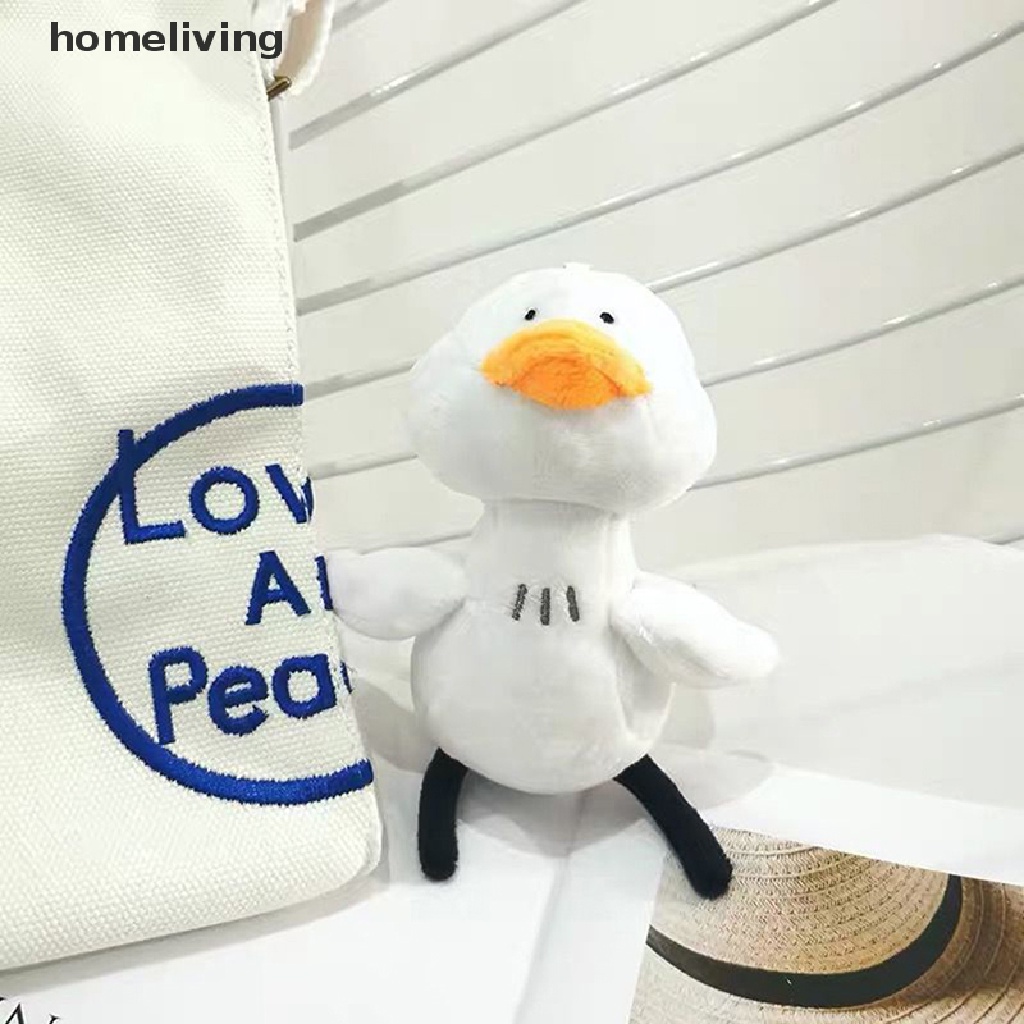 Móc Khóa Vịt Nhồi Bông Mềm Mại Dễ Thương