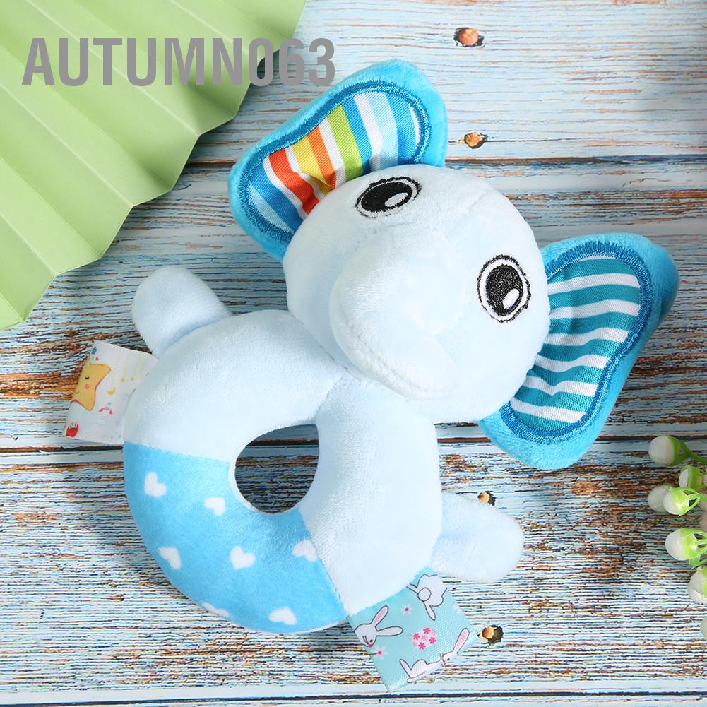 Autumn063 Hand‑Crank Đồ chơi sang trọng Giáo dục xếp hình lục lạc cho trẻ mới biết đi Quà tặng em dễ chịu