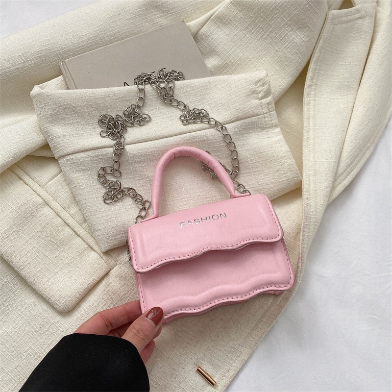 Túi Đeo Chéo Hình Vuông Nhỏ Màu Trơn Thời Trang 2023 Cho Nữ