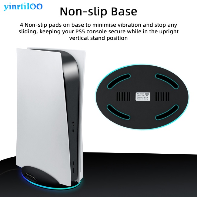 Giá Đỡ Đèn Led Rgb Có Cổng Usb Kèm Tay Cầm Chơi Game Cho Ps5